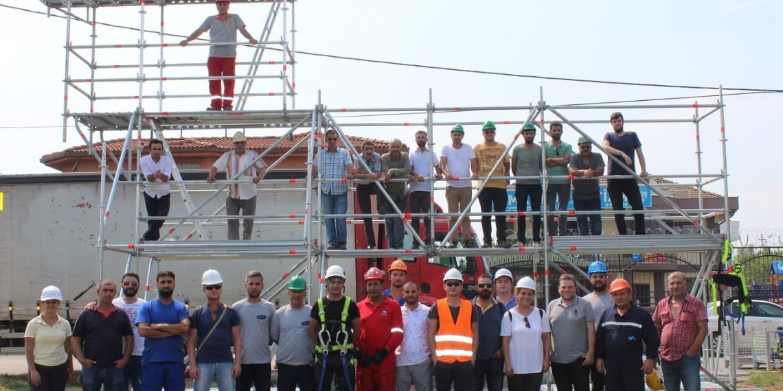 GMO GEMİSEM Tarafından Düzenlenen İskele Kurma Eğitimi Yoğun İlgi Gördü