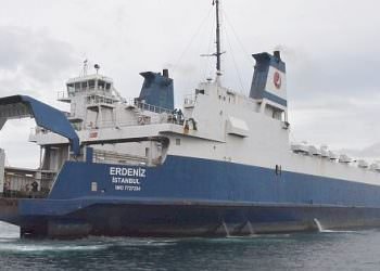 Negmar, Bandırma-Tekirdağ arası Tren Ferry deneme seferini tamamladı