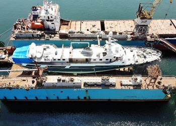 ÜÇEL DENİZCİLİK M/Y VOYAGER’İ HAVUZLADI