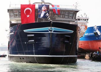 ÇEKSAN, M/V RONJA CHRISTOPHER GEMİSİNİ SUYA İNDİRDİ