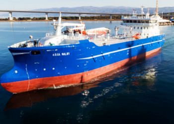 SEFİNE TERSANESİ AQUA MAL ØY’U TESLİM ETTİ