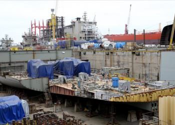 SEDEF TERSANESİ SALGINA RAĞMEN HIZ KESMEDİ