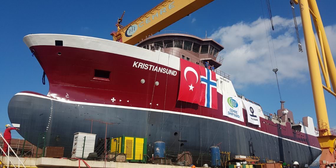 CEMRE TERSANESİ KRISTIANSUND’I SUYLA BULUŞTURDU