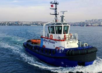 DÜNYANIN İLK ELEKTRİKLİ RÖMORKÖRÜ TUZLA’DA GÖREVE BAŞLADI