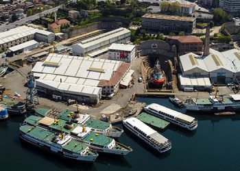 HALİÇ TERSANESİ’NDE 1 YILDA 45 GEMİ BAKIMA ALINDI