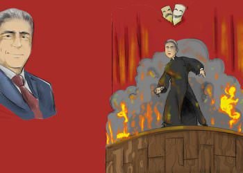 Alevler içinde ilk oyun