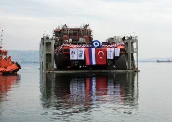 ATLAS TERSANESİ, POLUS’U SUYA İNDİRDİ