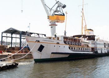 69 YILLIK FENERBAHÇE VAPURU HALİÇ TERSANESİ’NDE BAKIMA ALINDI