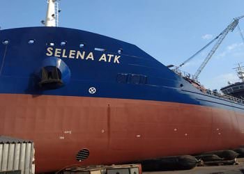 SELENA ATK GEMİSİ SUYA İNDİ
