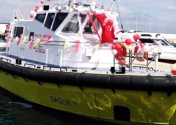 YÜTEK, SAĞLIK 1 BOTUNU TESLİM ETTİ