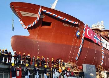 CEMRE TERSANESİ, SUNNY LADY GEMİSİNİ SUYA İNDİRDİ