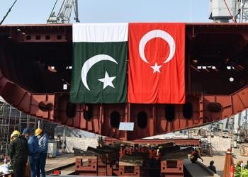 PAKİSTAN’IN 4’ÜNCÜ MİLGEM KORVETİ KIZAGA KONULDU