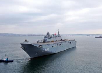 TCG ANADOLU, DENİZ TESTLERİ İÇİN DENEME SEYRİNE ÇIKTI