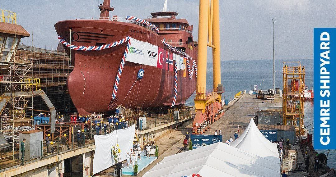 CEMRE TERSANESİ SELVÅG SENIOR’I SUYA İNDİRDİ