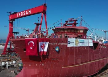 TERSAN TERSANESİ ATLANTIC ENTERPRISE’I DENİZE İNDİRDİ