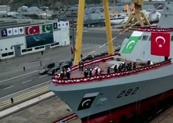 MİLGEM’DE ÜÇÜNCÜ GEMİ DENİZE İNDİRİLDİ