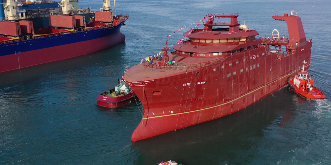 TERSAN TERSANESİ JAN MARIA’YI DENİZE İNDİRDİ