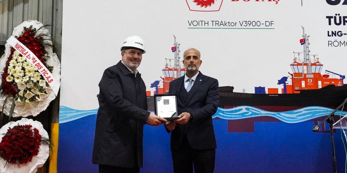 UZMAR’IN BOTAŞ İÇİN İNŞA EDECEĞİ RÖMORKÖRLERİN SAÇ KESİM TÖRENİ GERÇEKLEŞTİ