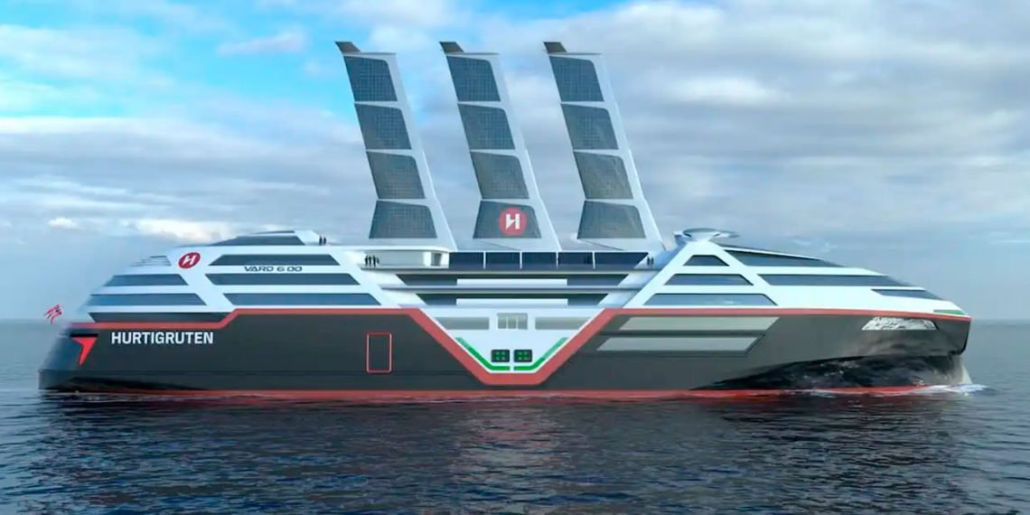 DÜNYA’DA İLK…GÜNEŞ PANELLİ YELKEN VE ELEKTRİK MOTORLU YOLCU GEMİSİ KONSEPTİ