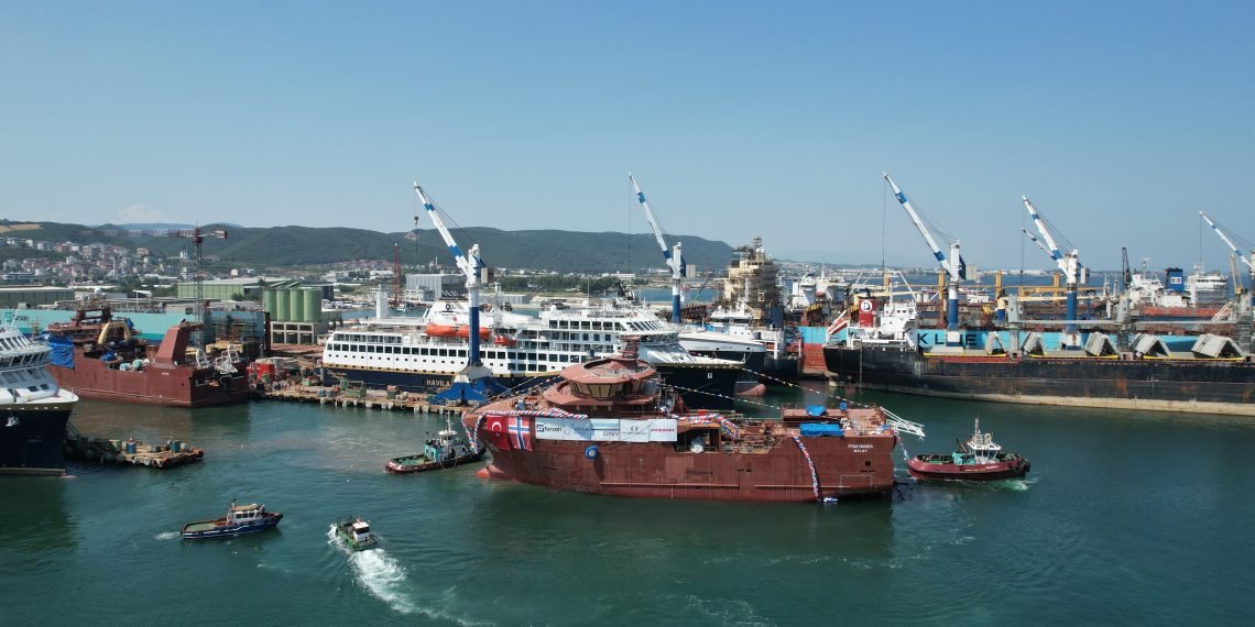 TERSAN, NORVEÇ’Lİ ERVIK HAVFISKE İÇİN İNŞA ETTİĞİ 8. GEMİYİ DENİZE İNDİRDİ