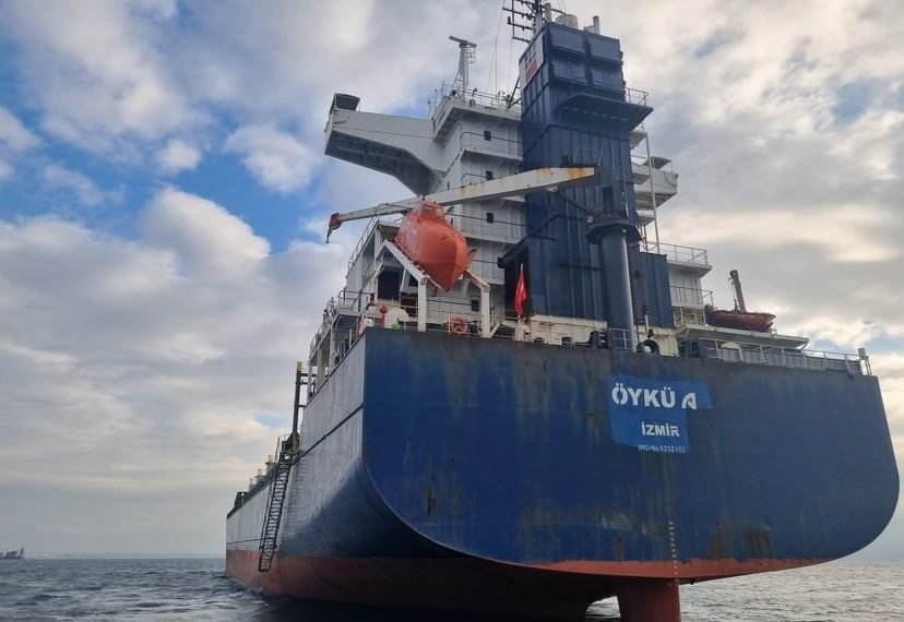 ARKAS, ÖYKÜ A İSİMLİ GEMİYE TÜRK BAYRAĞI ÇEKTİ