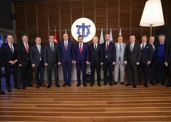 CUMHURBAŞKANI YARDIMCISI CEVDET YILMAZ’DAN İMEAK DTO’YA ZİYARET