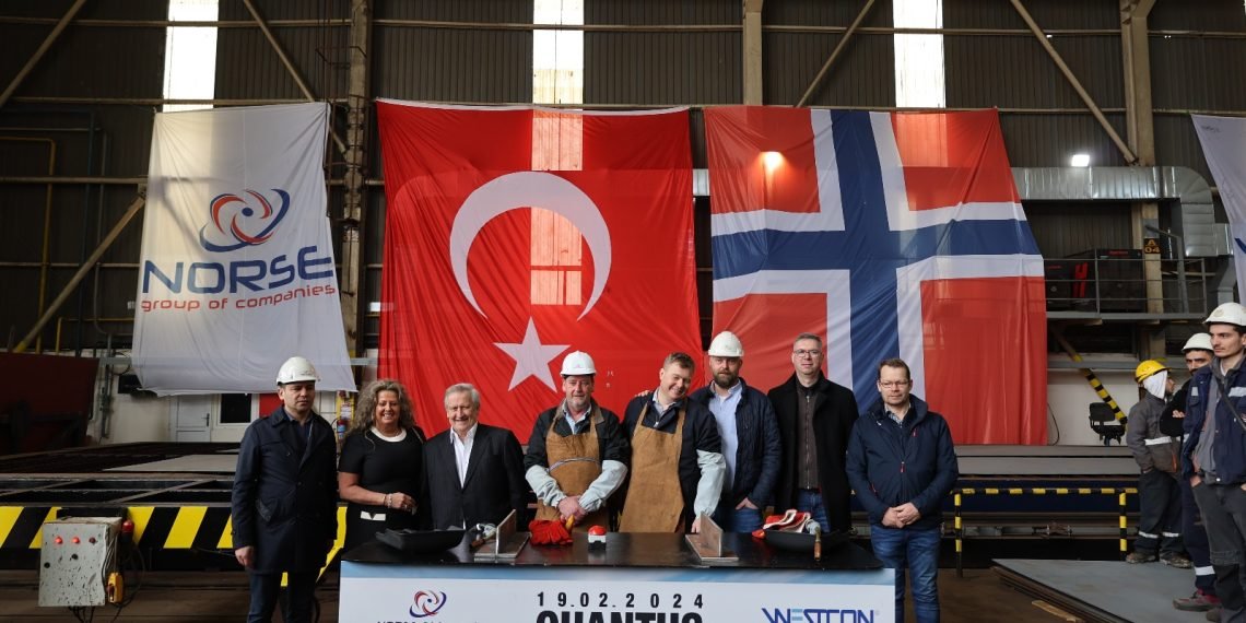 Norse Tersanesi, NB 29 Quantus’un sac kesim törenini gerçekleştirdi