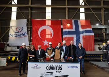 Norse Tersanesi, NB 29 Quantus’un sac kesim törenini gerçekleştirdi