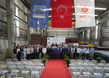 SANMAR, BOTAŞ için inşa edeceği Dört Adet Elektrikli Römorkör İçin Sac Kesim Töreni Düzenledi
