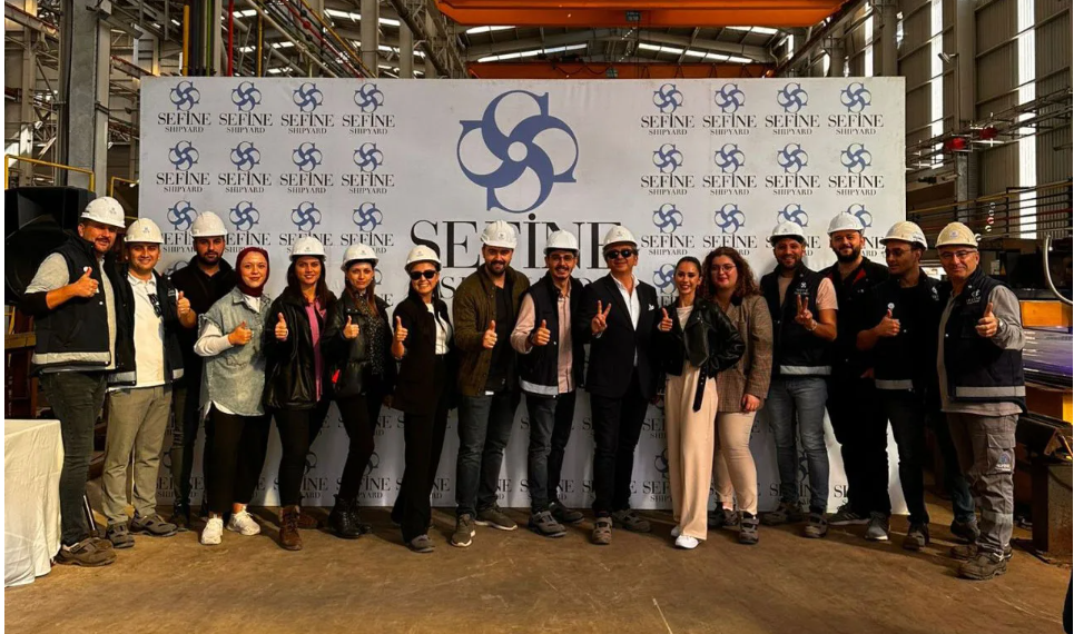 Sefine Tersanesi, Dünyanın ilk Yeşil Açık Deniz Gemisinin Sac Kesimini Gerçekleştirdi