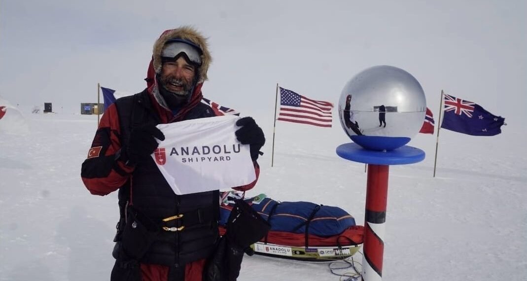 Anadolu Tersanesi’nin Sponsoru Olduğu Ali Rıza Bilal, Güney Kutbu’nda Tarih Yazdı