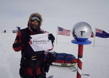 Anadolu Tersanesi’nin Sponsoru Olduğu Ali Rıza Bilal, Güney Kutbu’nda Tarih Yazdı