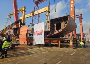 Sedef Shipyard, NB226’nın omurga döşemesini yaptı