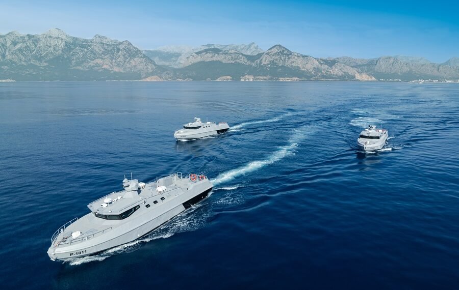 Irak Savunma Bakanlığı İçin ENM KOREA ve ARES Tersanesi İş Ortaklığında Üretilen TYPE 55 SAT Botları Göreve Başladı