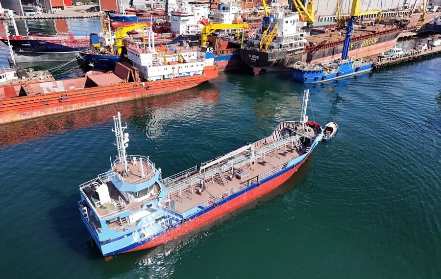 Çeliktrans Tersanesi, “Macallan” Gemisini Başarıyla Denize İndirdi