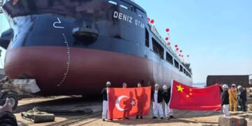 YAF Group’tan Çin’de Büyük Başarı: 8330 DWT SEA-RIVER TYPE Gemileri Suya İndirildi