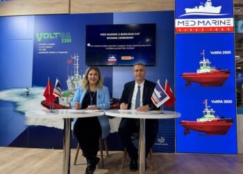MED MARINE’den bir ilk: Tam elektrikli römorkör VoltRA’nın inşasına başlıyor