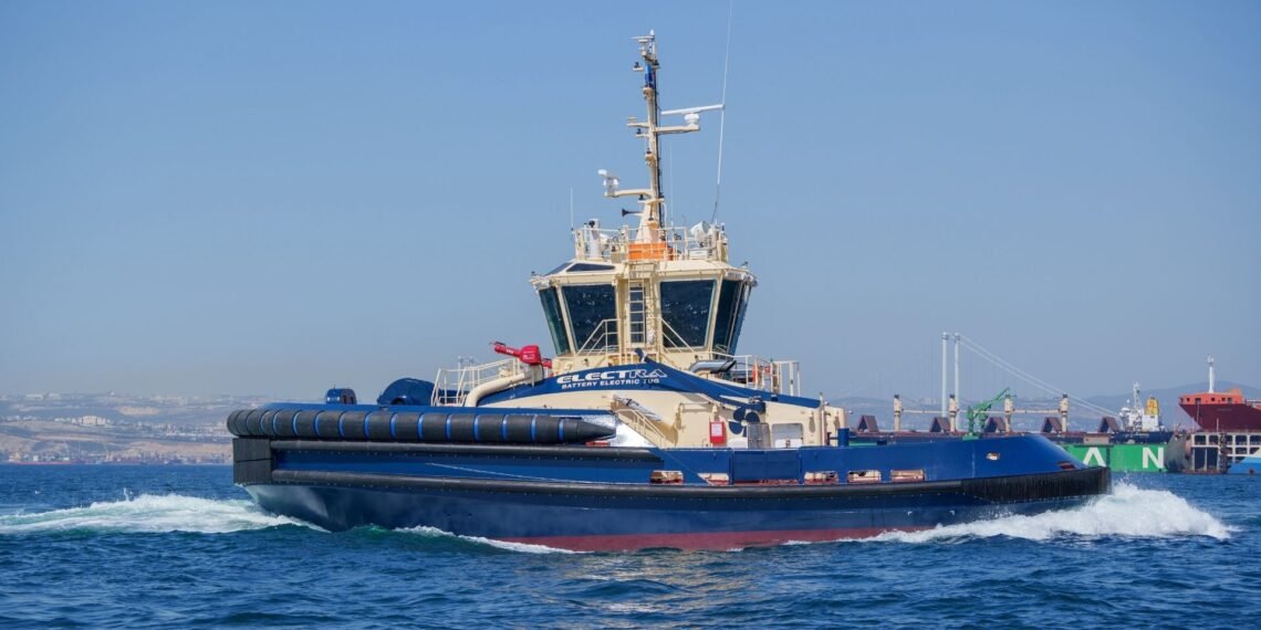 Sanmar, Svitzer’e tam elektrikli römorkör teslim etti