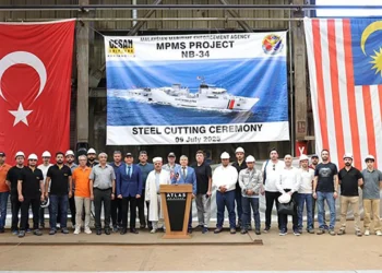 DESAN, Malezya için gemi inşa ediyor: Sac kesme töreni yapıldı