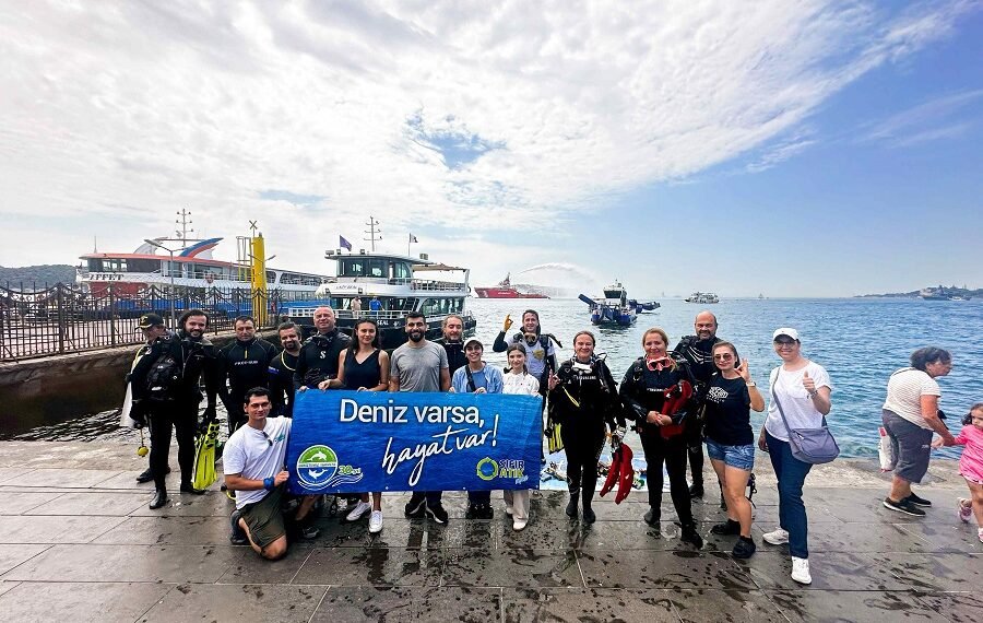 TURMEPA, Kabotaj Bayramı’nda Boğaz’ın derin sularına daldı