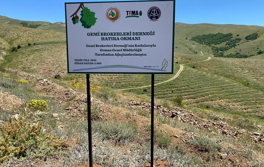 Gemi Brokerleri Derneği’nden 15. yılda 2 bin fidanlık hatıra ormanı