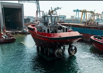 SANMAR, BOTAŞ için inşa ettiği serinin  üçüncü römorkörünü denize indirdi