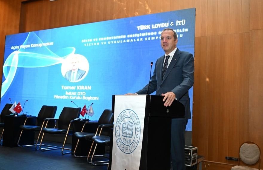 Tamer Kıran, İTÜ ve Türk Loydu’nun düzenlediği sempozyuma katıldı