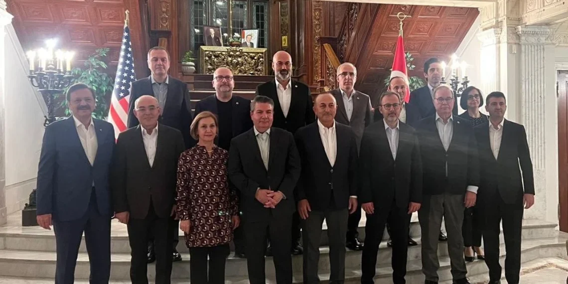 Tamer Kıran, TOBB heyetiyle ABD’de üst düzey temaslarda bulundu