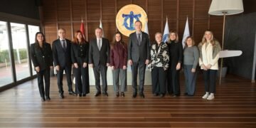 WISTA Türkiye yeni yönetimi, ilk ziyaretini İMEAK Deniz Ticaret Odası’na yaptı