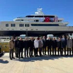 Nebula Yacht’ın ‘Amanda’ süper yatı denize indirildi