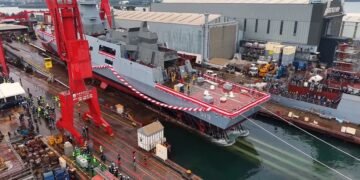 MİLGEM Projesi’nin 9. gemisi TCG Akdeniz denize indirildi