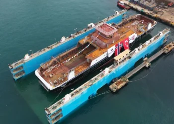 Özata Tersanesi, tam elektrikli feribot NB101 Misterøy’u denize indirdi