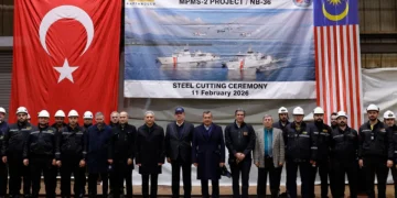 DESAN, Malezya için inşa edeceği ikinci geminin sac kesme törenini gerçekleştirdi