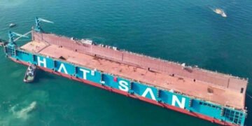 Hat-San’ın yeni yüzer havuzu Gazanfer Bilge hizmete girdi